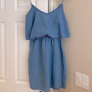 light cotton denim dress